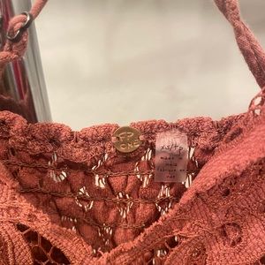 Pink free people sun dress